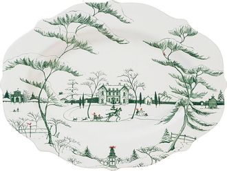 Juliska Country Estate Winter Frolic Platter in Evergreen at Nordstrom