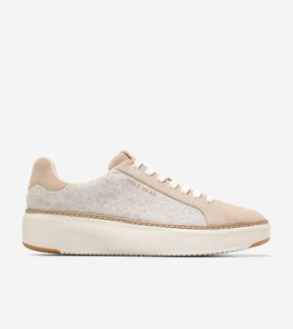 Cole Haan Womens GrandPr&oslash; Topspin Sneakers - Beige Size 5.5