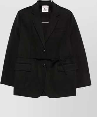 Semicouture wool single-breasted coat