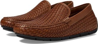 Johnston & Murphy Baldwin Woven Venetian Driver Mens Shoes Tan : 10.5 M, Leather