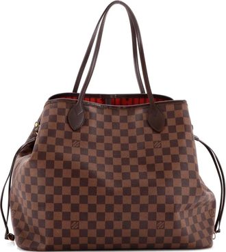 Louis Vuitton Borsa tote Neverfull GM in tela Damier - Marrone
