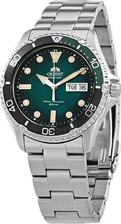 Orient Diver Automatic Green Dial Mens Watch RA-AA0811E19B