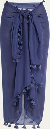 Melissa Odabash Tassel-Trim Pareo Coverup