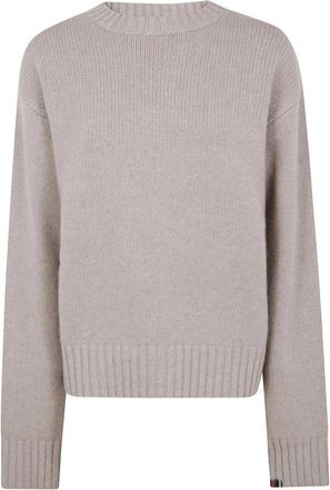 Extreme Cashmere Crewneck Sweater - Dames - Cashmere truien - Beige - ONE Size - Kasjmier - Truien & Vesten