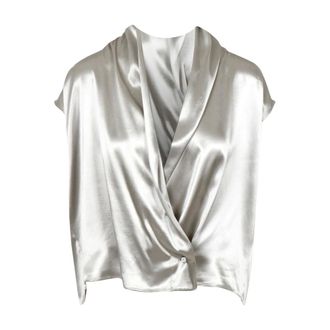 Alberta Ferretti Mujer, Blusas y Camisas, Gris, Talla: M