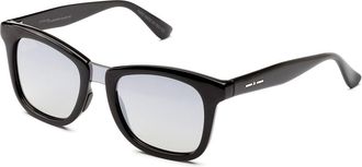 Italia Independent II 0938 009.GLS Mens Sunglasses Black Size 50