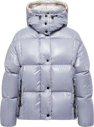 Moncler Donsjack met capuchon en rits - Blauw