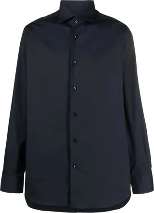 Barba Hombre, Camisas, Azul, Talla: S