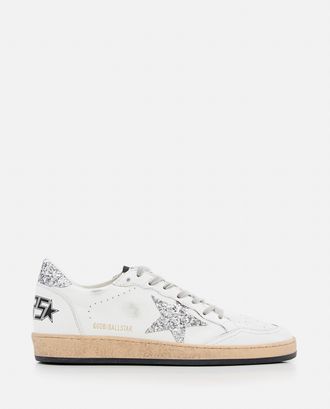 Golden Goose Ballstar Sneakers Pelle E Glitter