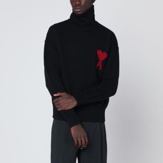 Ami Black turtleneck Ami De Coeur sweater