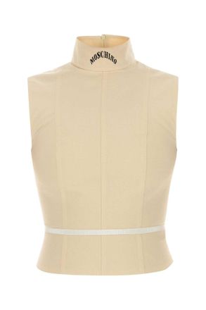Moschino Cream Cotton Top