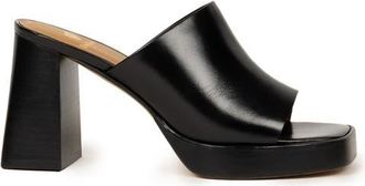Bobbies Renata Heeled Sandals in Absolute Black at Nordstrom, Size 11.5