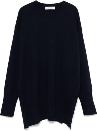 Lamberto Losani Maglione a coste - Blu