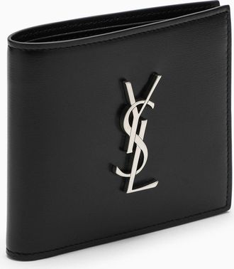 Saint Laurent Black leather bi-fold wallet