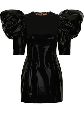 Dolce & Gabbana Abito con maniche a palloncino - Nero