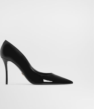 Dolce & Gabbana Patent Leather Pumps - Woman Pumps And Slingback Black Leather 38.5