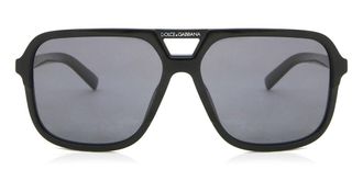 Dolce & Gabbana DG4354 Polarized 193481 Mens Sunglasses Black Size 61