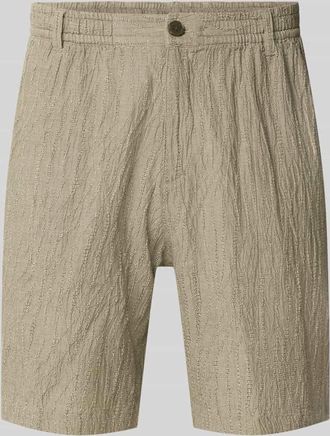 Jack & Jones Shorts mit Strukturmuster Modell BILL in Oliv, Gr&ouml;&szlig;e XXL