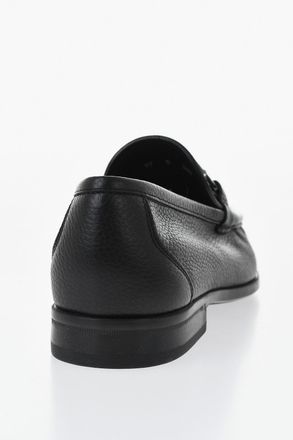 Ferragamo Mocassini GRANDIOSO In Pelle Martellata con Monogram Iconico Salvatore Ferragamo