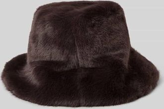 Monari Mütze aus Kunstfell Modell Hut in Dunkelbraun, Größe 1
