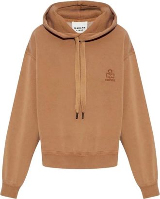 Isabel Marant Salmy Sweat Shirt - Dames - Hoodies - Beige - XS - Katoen - Hoodies & sweatvesten