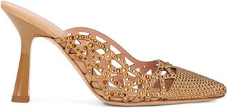 Alberta Ferretti Sandalen - Dames - Muiltjes - Beige - 37 EU - Schoenen