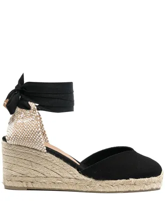 Castaner Espadrillas Chiara con zeppa - Nero