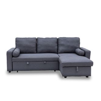 Outdoor Living Manhattan Grey 3 Seat Corner Sofa Bed Set - Left or Right