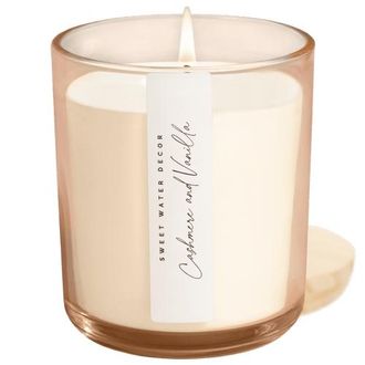 Sweet Water Decor 12oz Tinted Glass Jar Candle - Spa Scents in Cashmere & Vanilla at Nordstrom
