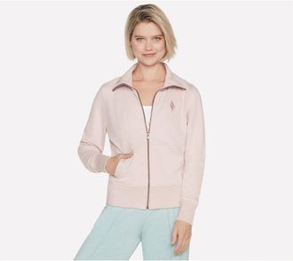 Skechers Womens Womens The Hoodless Hoodie Diamond Hoody - Pink - Size: 20