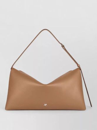 Courr&egrave;ges leather shoulder bag