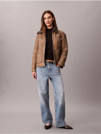 Calvin Klein Jeans Calvin Klein Womens 90s Straight Jeans - Blue - 26W x 29L