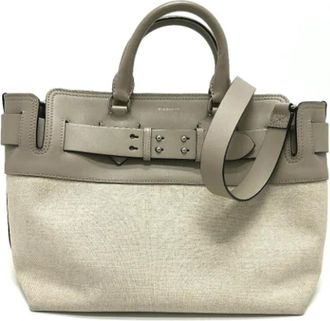 Burberry Pre-owned Fabric handbags - Dames - Vintage Handtas - Beige - ONE Size - Vintage