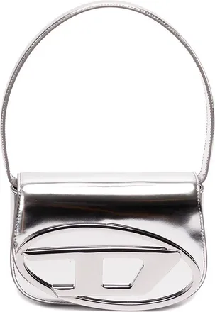 Diesel 1Dr Iconic Shoulder Bag In Mirrored Leather