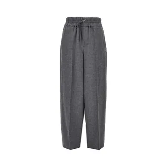 Ami Wool pants with elasticated waist Woman S