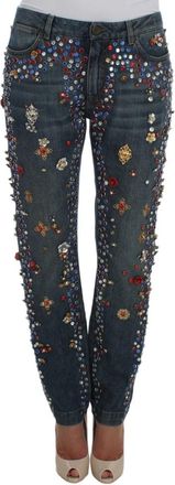 Dolce & Gabbana Skinny Jeans - Dames - Slim Fit Jeans - Veelkleurig - XS - Jeans