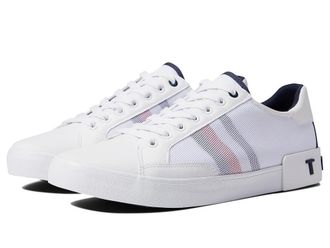 Tommy Hilfiger Rojo Sneakers Mens White Round Toe Casual Shoes GAL11