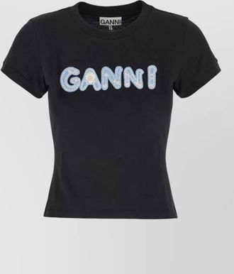Ganni cotton t-shirt