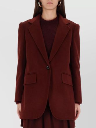 Max Mara camel hair single breasted coat