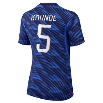 Nike Jules Kound&eacute; France National Team 2026 Match Home Nike Womens Dri-FIT ADV Soccer Jersey in Blue | NN203949097-FFF