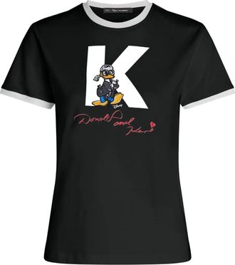 Karl Lagerfeld x Disney T-shirt Petite - Nero