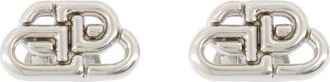 Balenciaga Bb Stud XS Earrings - Dames - Oorbellen - Grijs - ONE Size - Accessoires