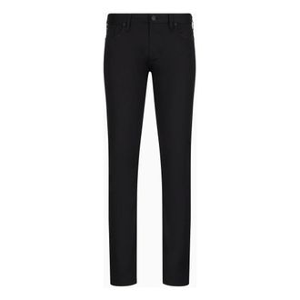 Emporio Armani Heren, Jeans, Zwart, Maat: W32 Katoen