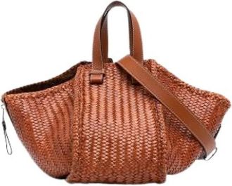 Loewe Pre-owned Hammock Tote Bag - Dames - Vintage Shopper - Bruin - ONE Size - Leer - Vintage