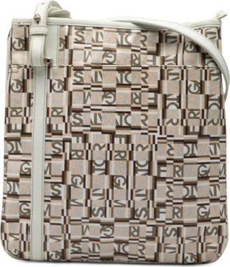 Ferragamo Pre-owned Ferragamo Coated Canvas Logo Crossbody Ladies AU 21 AO89