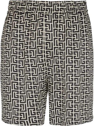 Balmain Monogram Shorts
