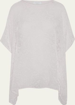 Eskandar Devore Kaftan - Long Length