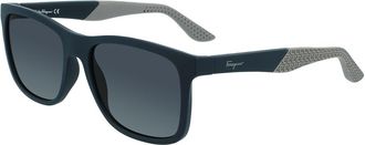 Ferragamo SF 1028S 414 Mens Sunglasses Blue Size 56