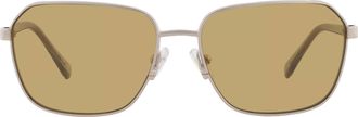 Guess Brown Rectangular Mens Sunglasses GU00117 32E 59