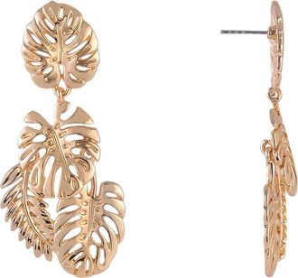 Rachel Roy Monstera Leaf Drop Earrings in Gold at Nordstrom Rack